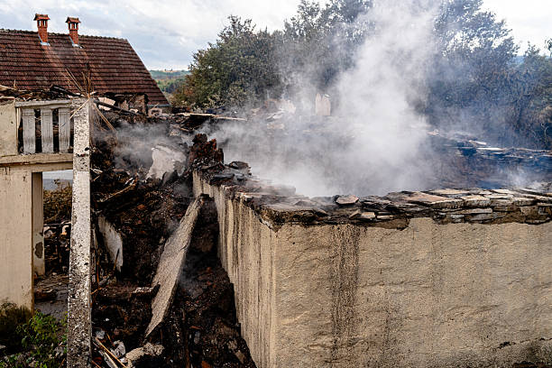 Professional Fire Damage Removal technician working in Barnesville, MD
